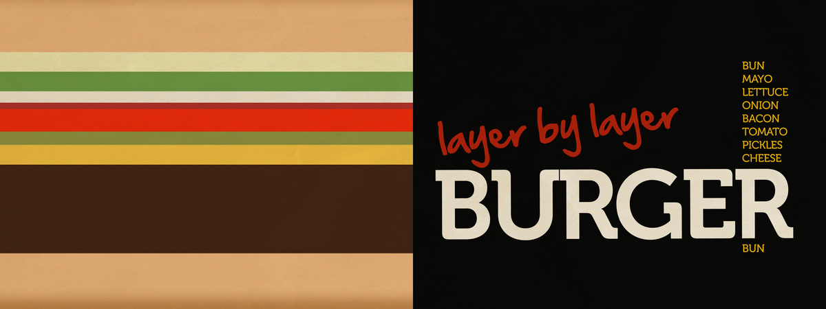 Burger...layer by layer by Pedro Menezes