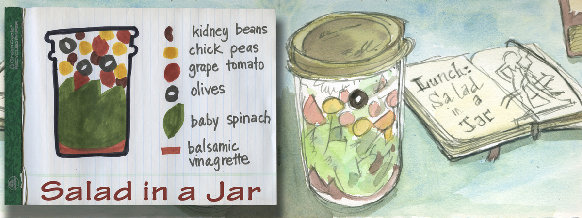 Salad in Jar by Beth Castle Lovell