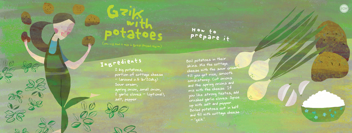'Gzik' with potatoes by Ewa O Neill