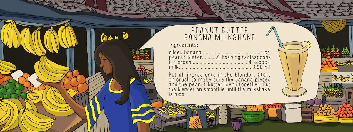 Peanut Butter Banana Milkshake by Anastasia Makarova