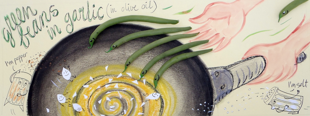 Green Beans in Garlic by Hedie Meischke
