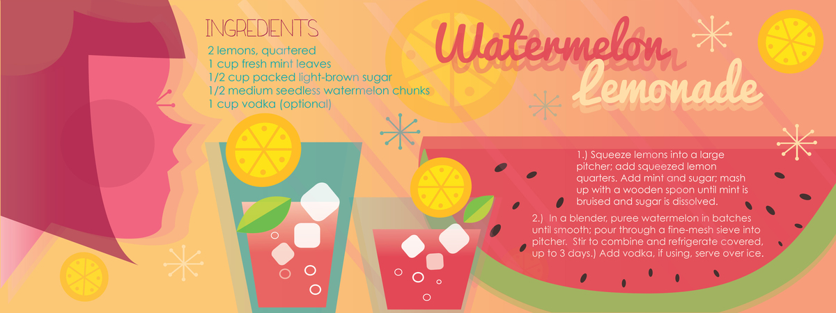 Watermelon Lemonade by Grace Habib