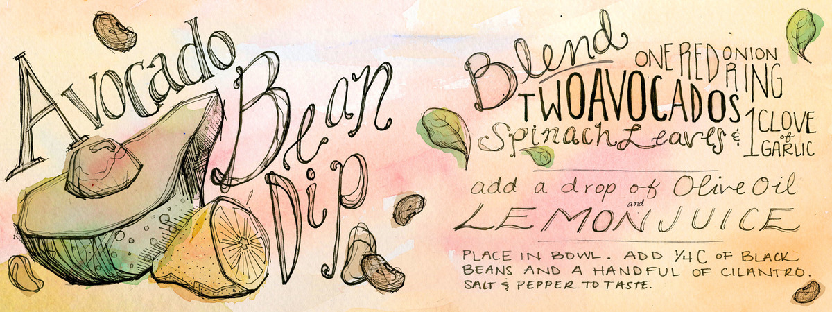 Avocado Bean Dip by Alexis Schuknecht