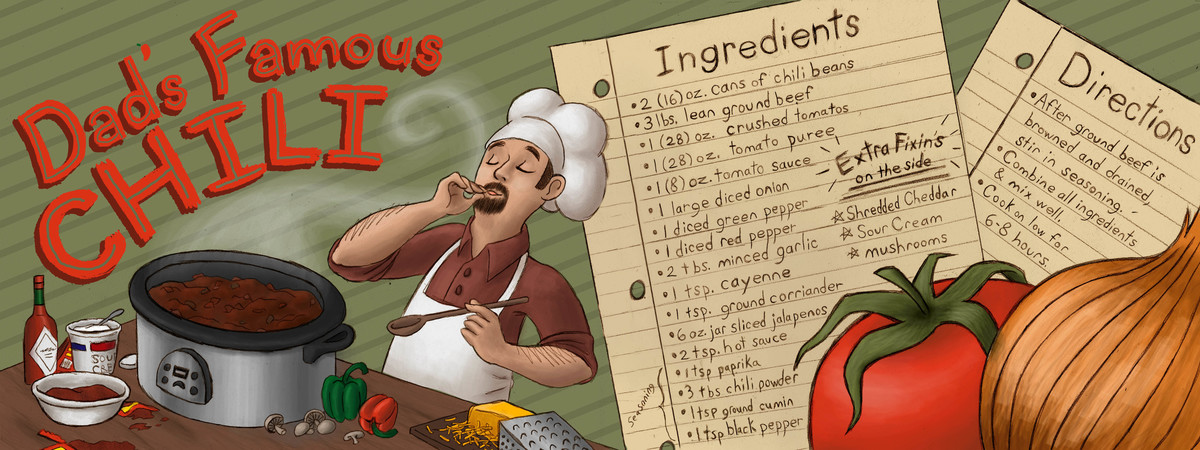 Dad's Famous Chili by Melissa Freeman