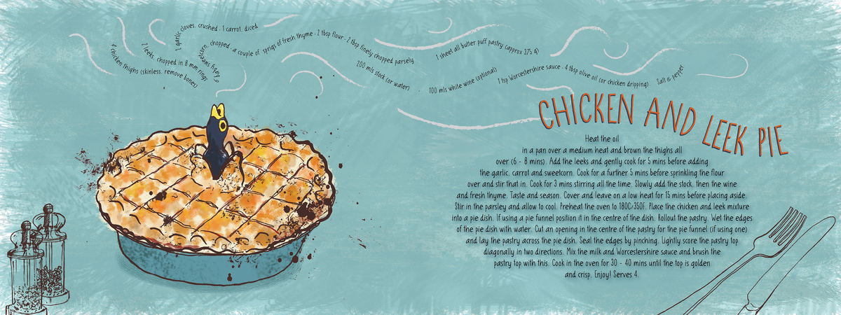 Chicken & Leek Pie by Ailbhe Phelan Tdac chicken leek pie