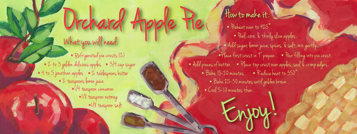 Orchard Apple Pie by Anna Johnson