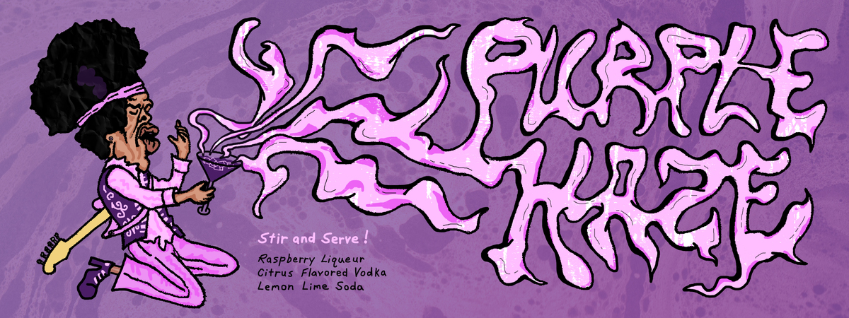 Jimi's Purple Haze Cocktail by Eric Way