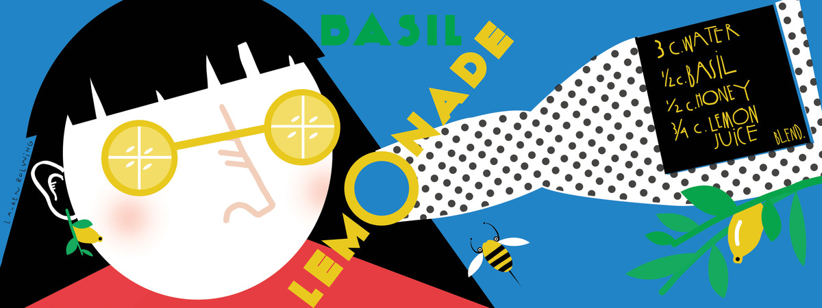 Basil Lemonade by Lauren Rolwing Rolwing laurenbasillemonade