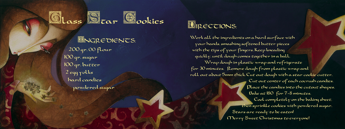 Glass Star Cookies by Vincenzo Sanapo