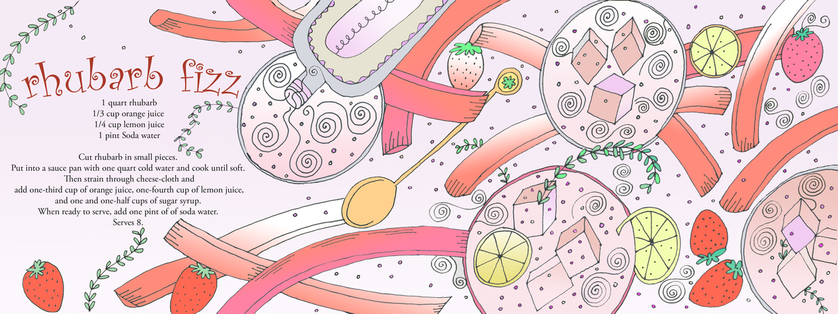 Rhubarb Fizz by Brooke Albrecht