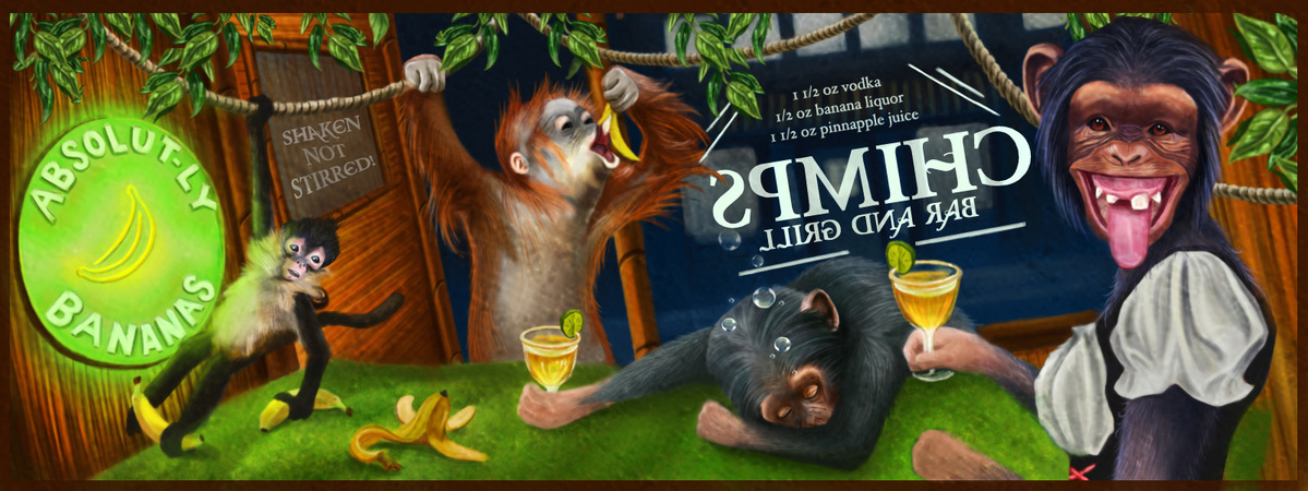 Absolut-ly Bananas by Claire George