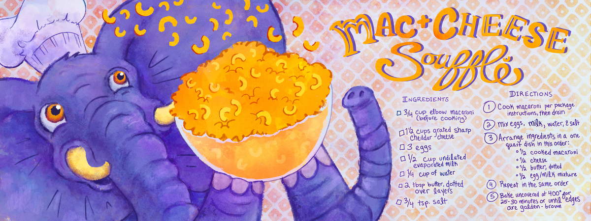 Mac + Cheese Soufflé by Sara Wasserboehr