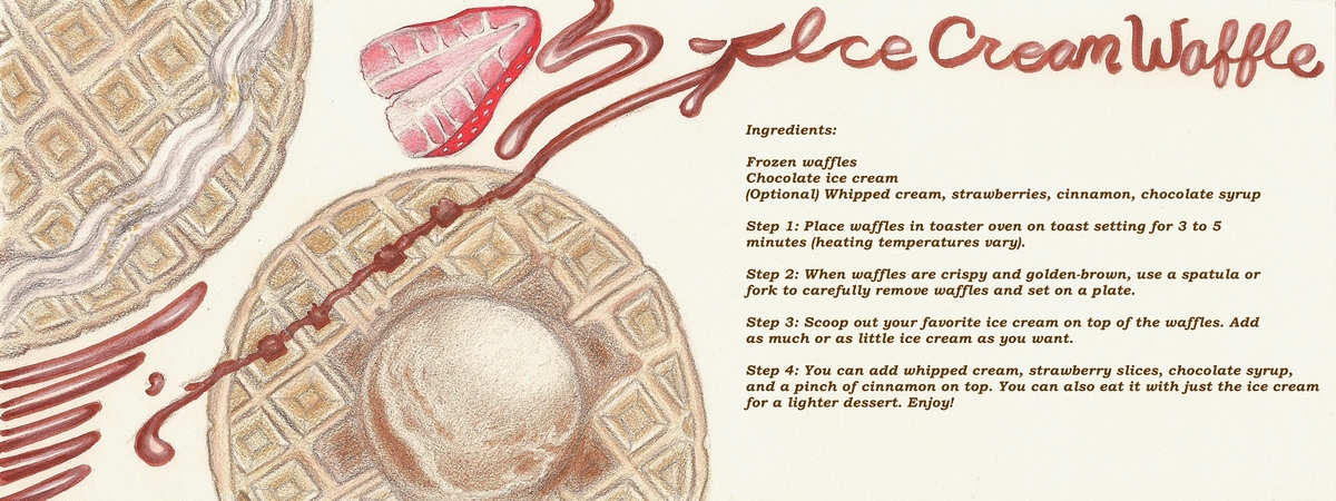 Ice Cream Waffle by Abigail Davidson