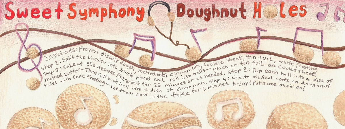 Sweet Symphony Doughnut Holes by Abigail Davidson