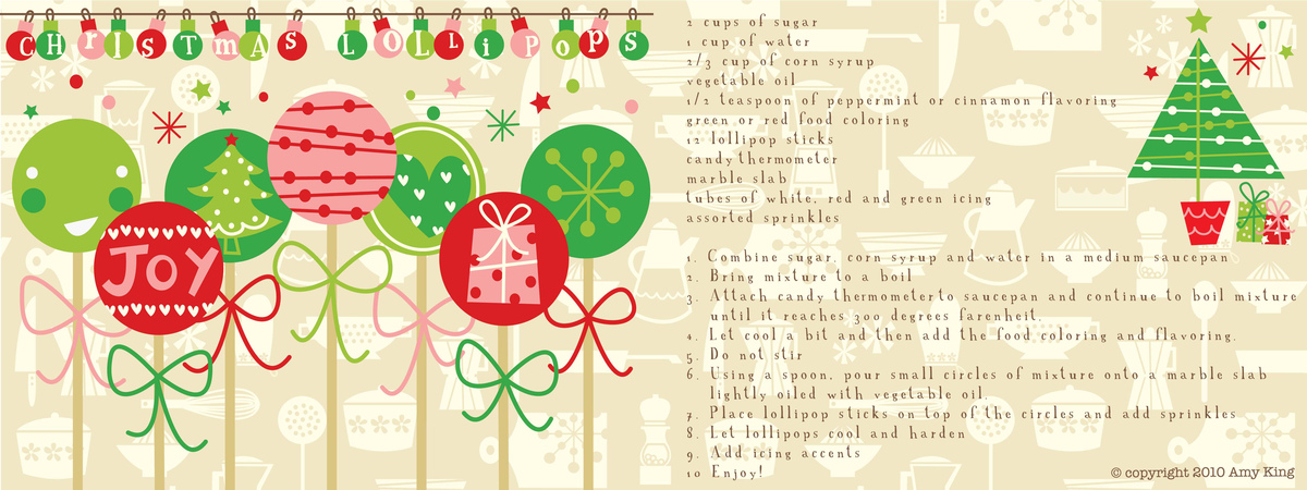 Christmas Lollipops by Amy King