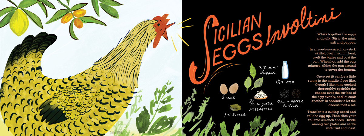 Sicilian Eggs Involtini by Sarah Ferone