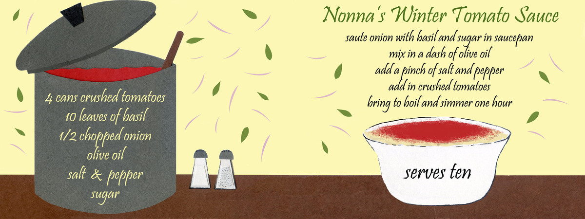 Nonna's Winter Tomato Sauce by Gabby DiMaio