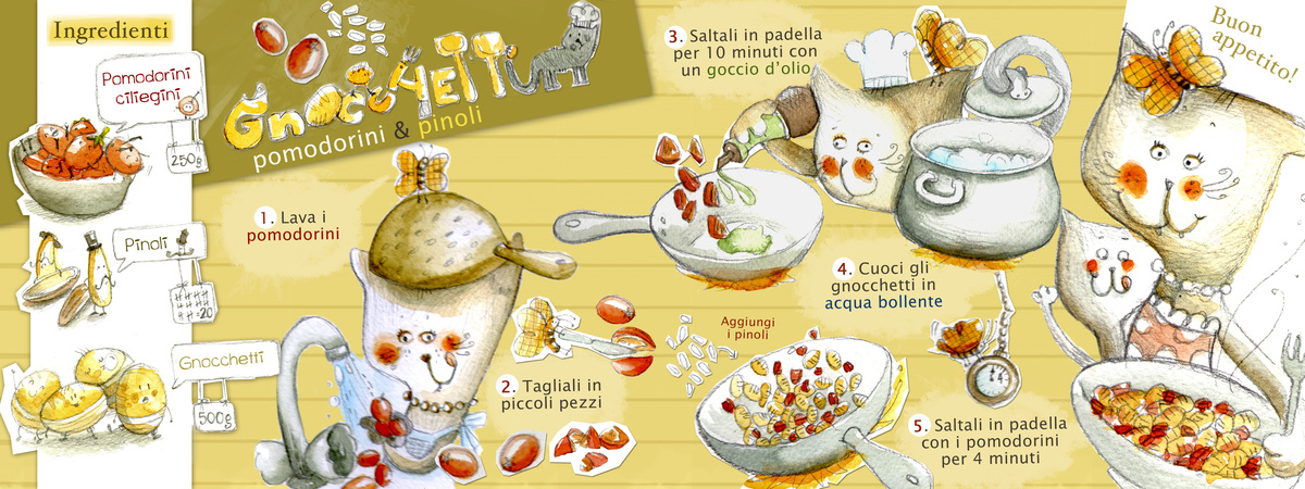 Gnocchetti Pomodorini e Pinoli by Lisa