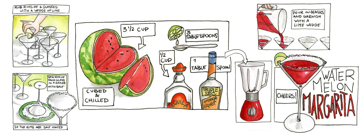 Watermelon Margarita by Koosje Koene