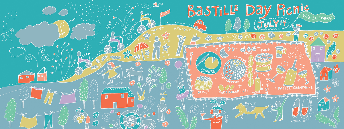 Bastille Day Picnic by Brooke Albrecht