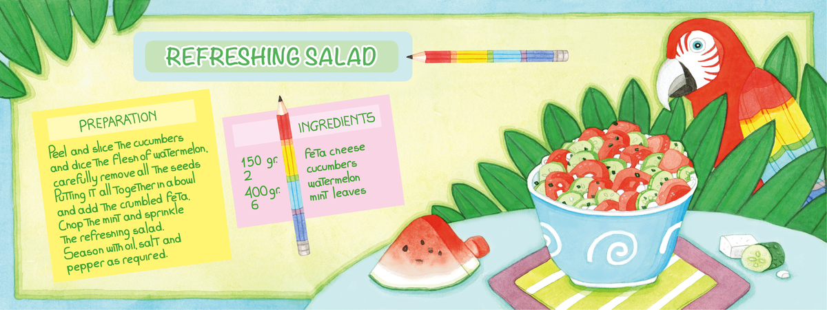Refreshing Salad by Sara Tassan Mazzocco