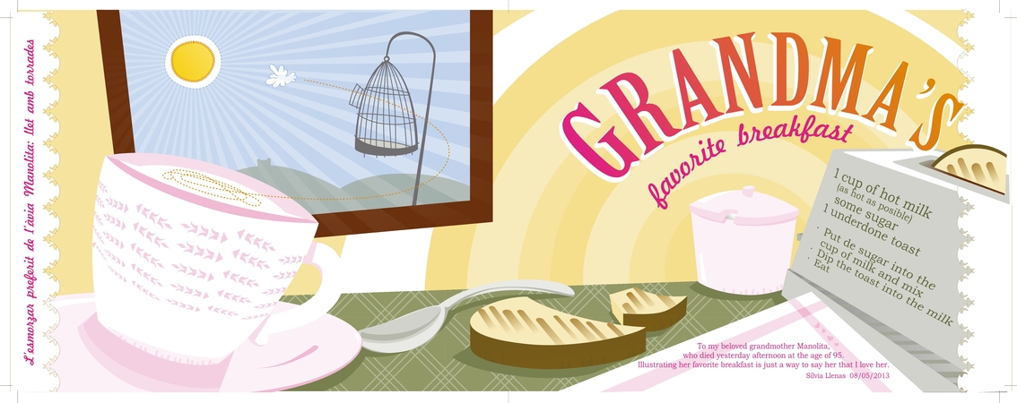 Grandma's Favorite Breakfast by Sílvia Llenas