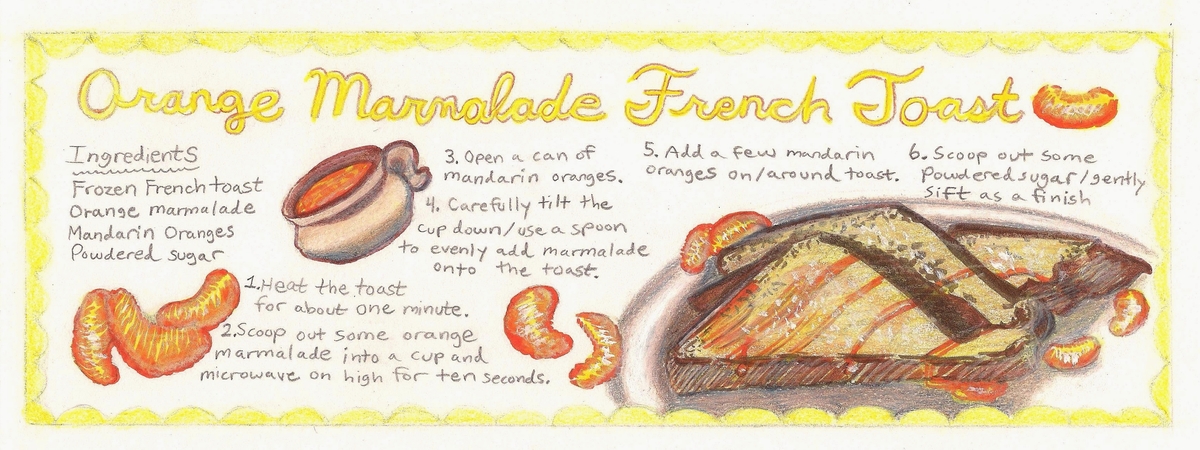 Orange Marmalade French Toast by Abigail Davidson