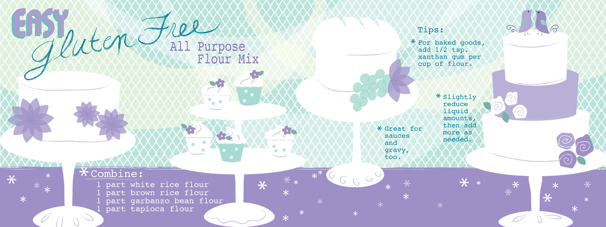 Easy Gluten Free All Purpose Flour Mix by Adrienne Saldivar