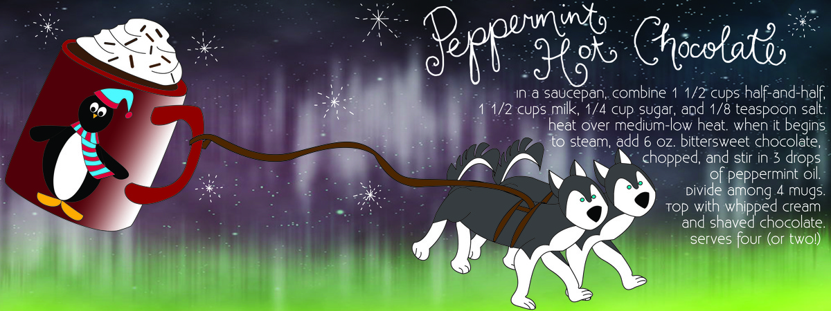 Peppermint Hot Chocolate by Sam Teich