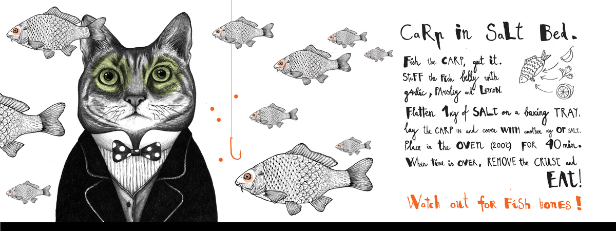 Carp Baked in Salt by Līga Koklače