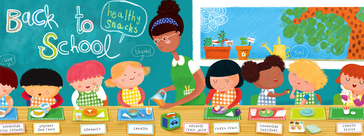 Back to School Healthy Snacks by Nathalie Beauvois