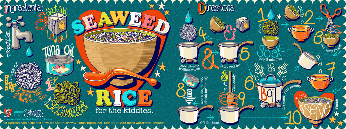 Seaweed Rice for the Kiddies by Neryhs queenkwak