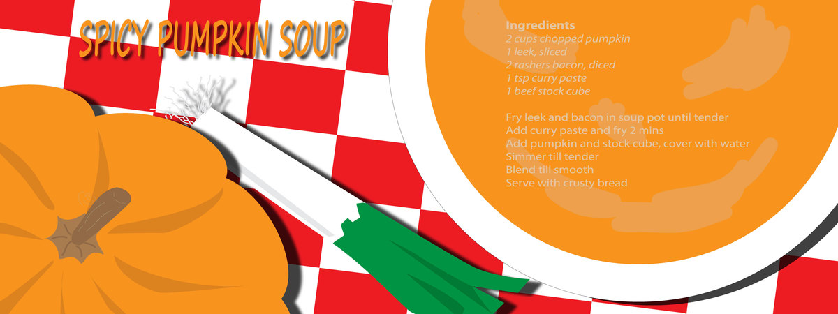 Spicy Pumpkin Soup by Jacqui Petersen