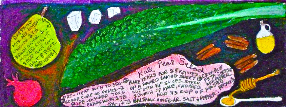 Kale Pear Salad by Rene Bien