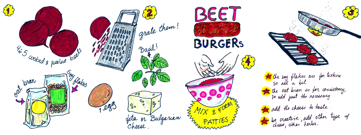 Beet Burgers by Valia Carvalho