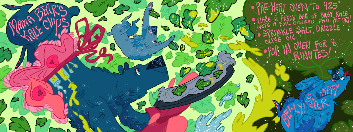 Mama Bear Kale Chips by Erica Ostrowski