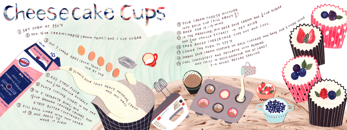Cheesecake Cups by Hee Yeon Kim