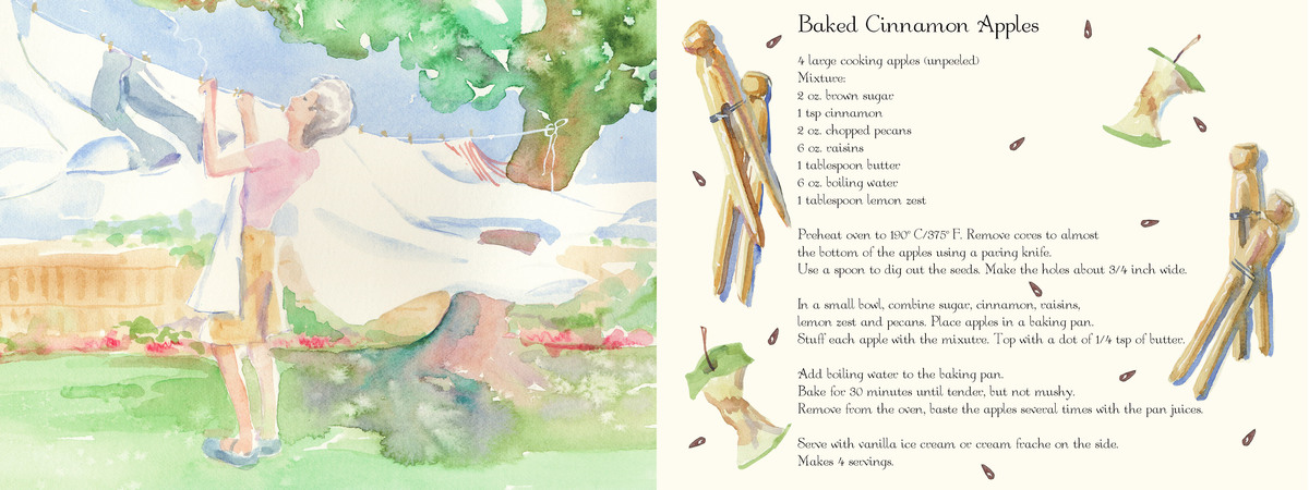 Baked Cinnamon Apples by Kathy Whyte