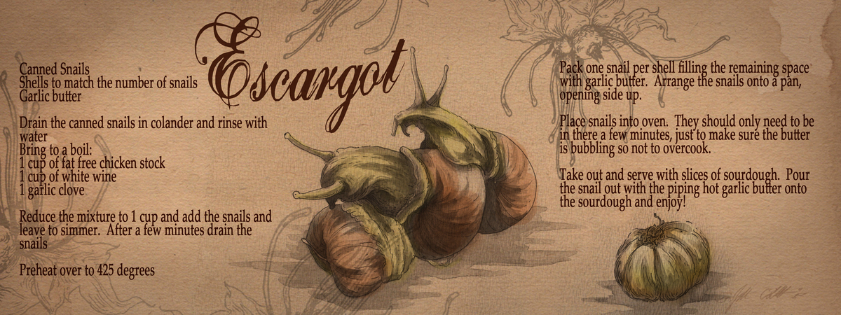 Yummy Escargot by Jill COlbert