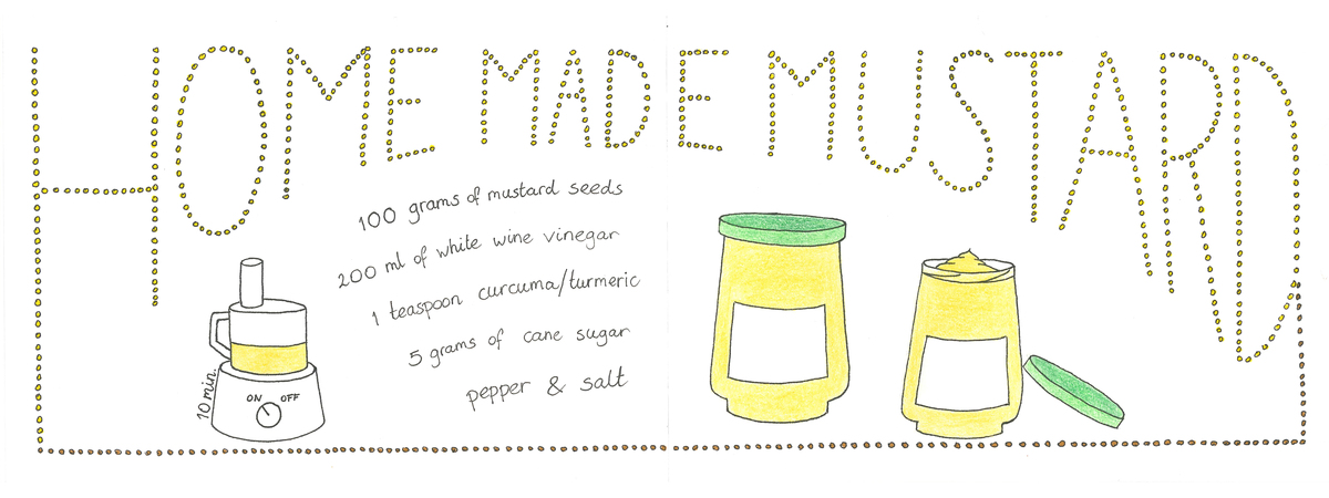 Home made mustard by Joris Koene Theydrawandcook joris koene