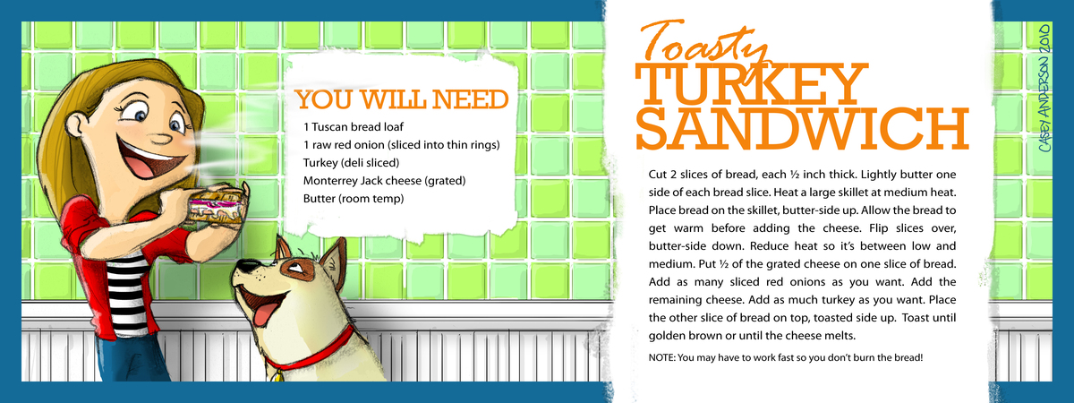 Toasty Turkey Sandwich by Casey Anderson
