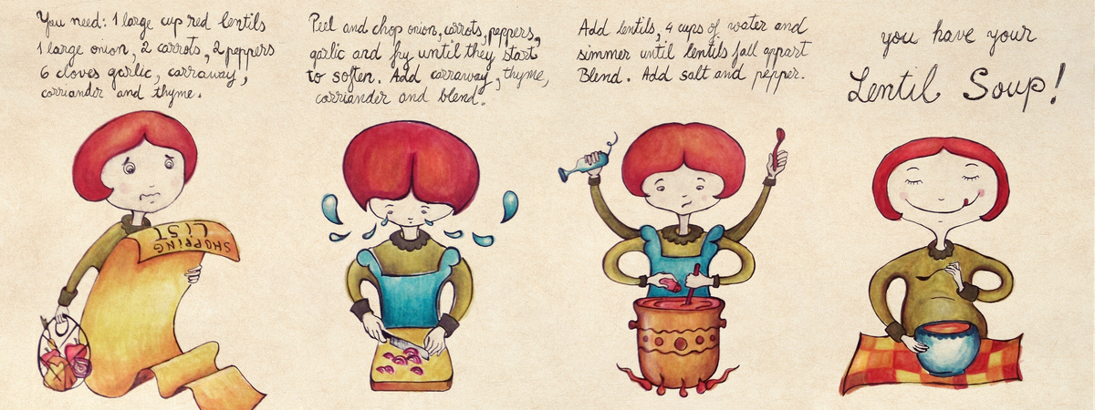 Lentil Soup by Livia Plamadeala