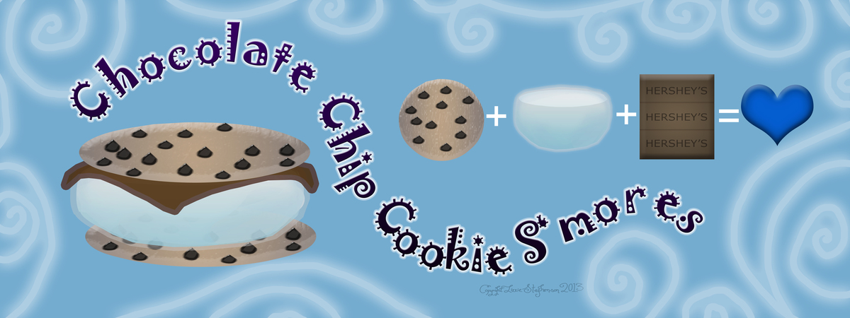 Chocolate Chip Cookie S'mores! by Lizzie Stephenson