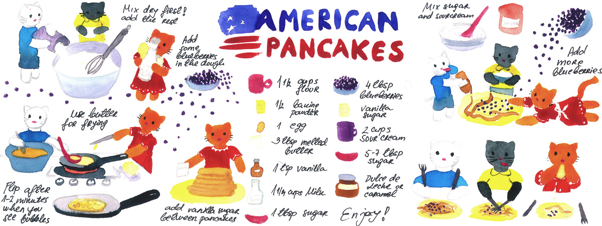 American Pancakes by Gordana Zikic