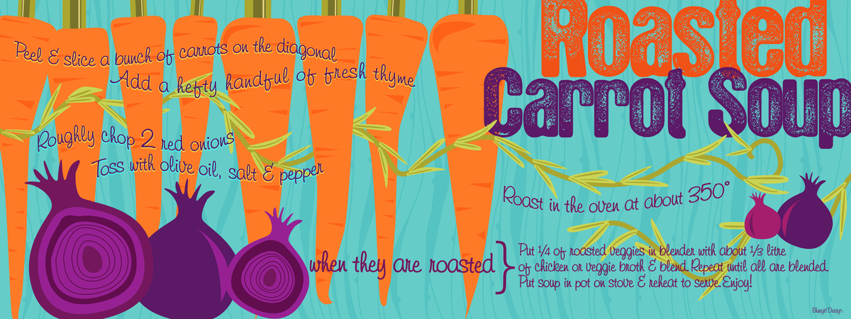 Roasted Carrot Soup by Ruth Demandt