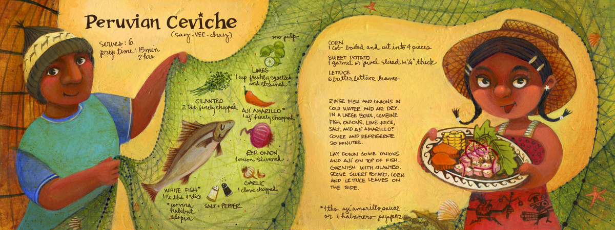 Peruvian Ceviche by Juana Martinez-Neal