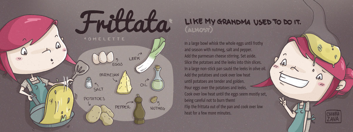 My Grandma's Omelette by Chiara Zava