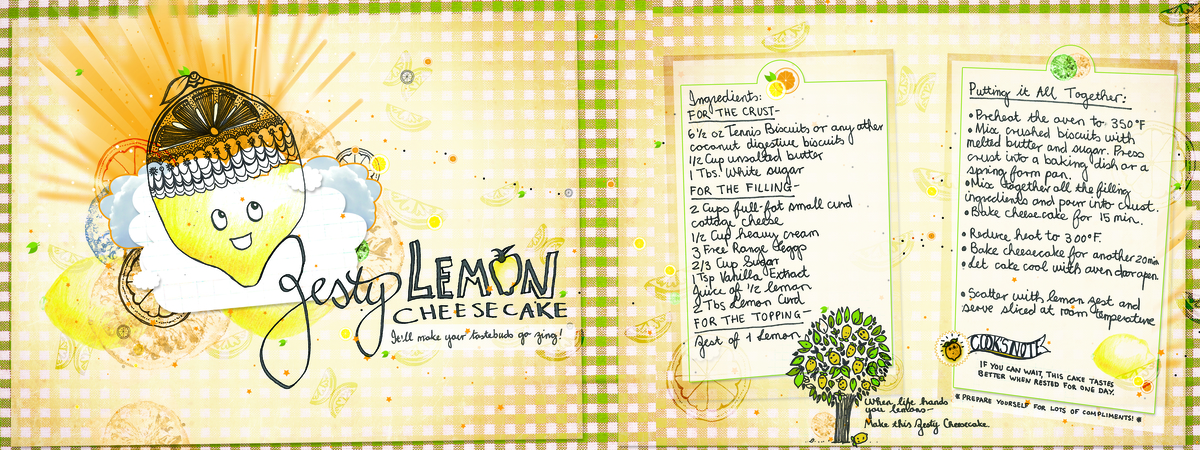 Zesty Lemon Cheesecake by Tanya Turipamwe Stroh