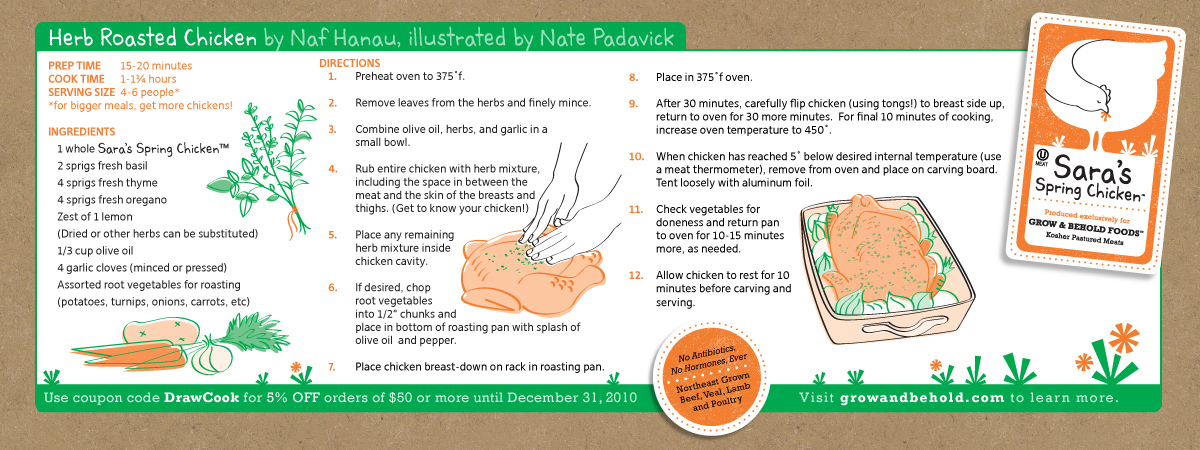 Herb Roasted Chicken by Nate Padavick