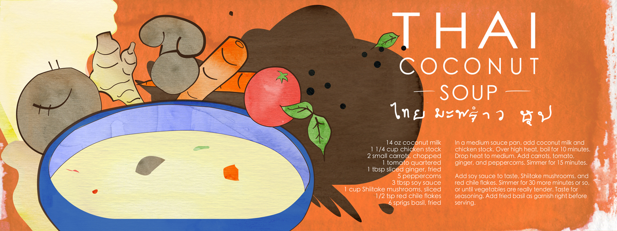 Thai Coconut Soup by Rachel Rose